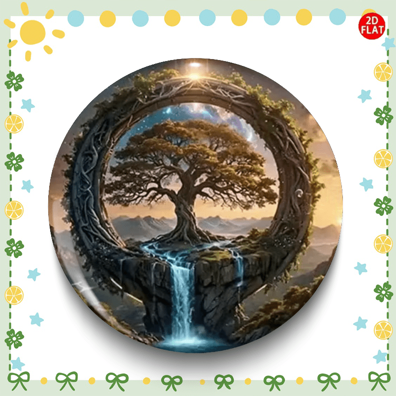 Classic Tree of Life Brooch/Pin, Fashion Accessory